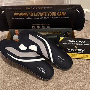 VKTRY Silver Performance Insoles (Basketball)